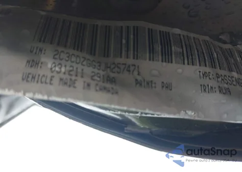 2018 Dodge Challenger Gt Awd from USA, damaged, VIN 2C3CDZGG3JH257471